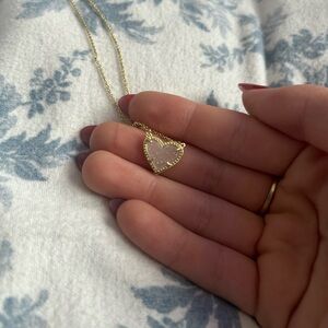Kendra Scott Gold Heart Pendant Necklace